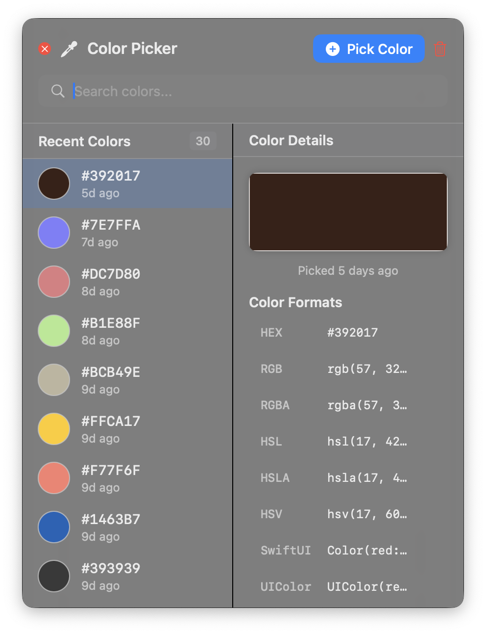 Colour picker
